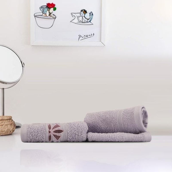 Buy Hand & Face Towels - Boho Buff Towel (Purple) - Set Of Three at Vaaree online