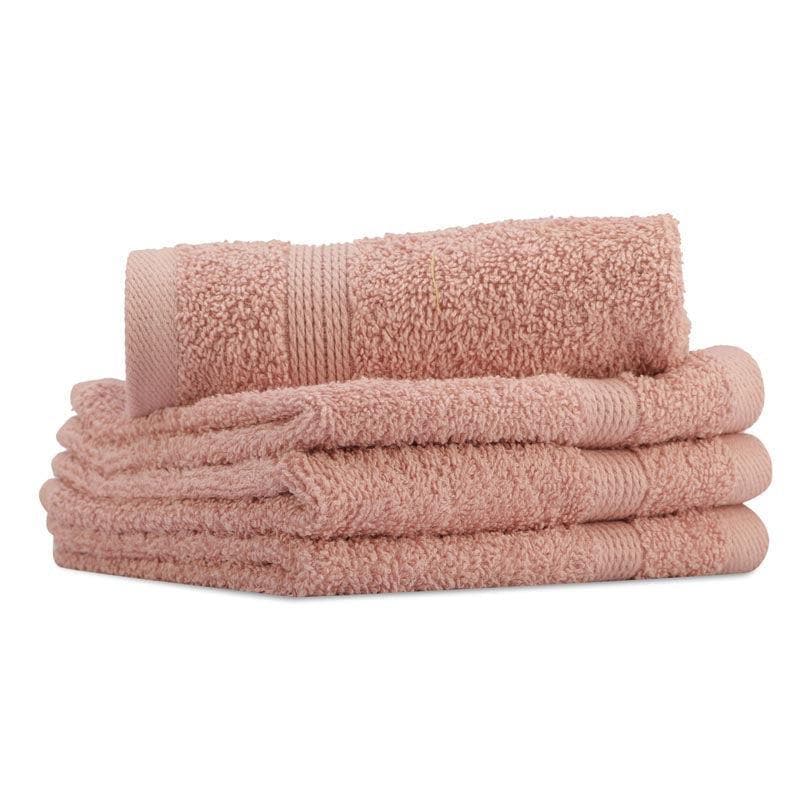 Buy Cute Cuddly Towel (Dust Pink) - Six Piece Set Hand & Face Towels from Vaaree