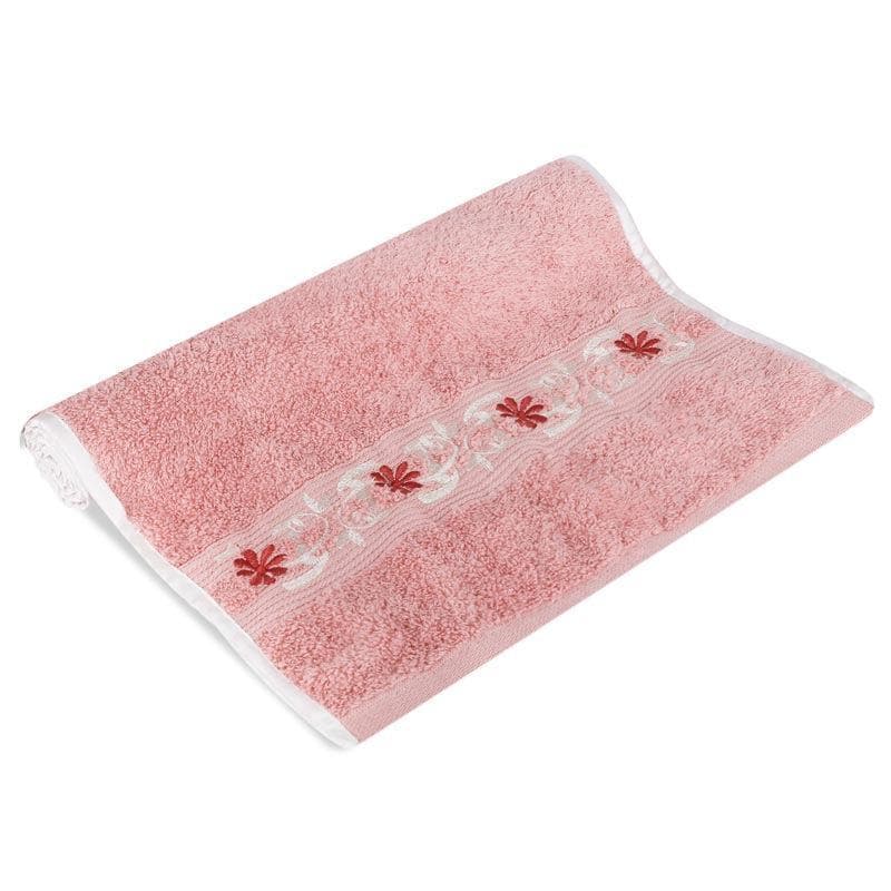 Buy Cute Cuddly Towel (Pink) - Three Piece Set Hand & Face Towels from Vaaree