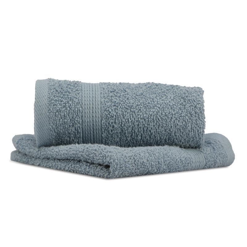 Buy Cute Cuddly Towel (Slate Blue) - Three Piece Set Hand & Face Towels from Vaaree