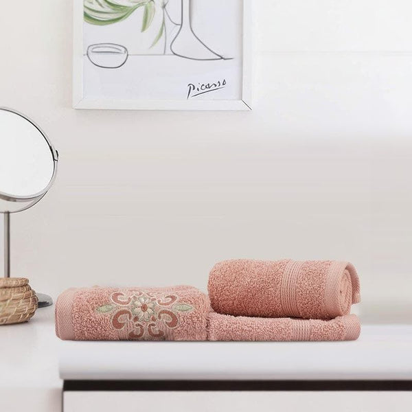 Buy Gripple Hand & Face Towel (Pink) - Three Piece Set Hand & Face Towels from Vaaree