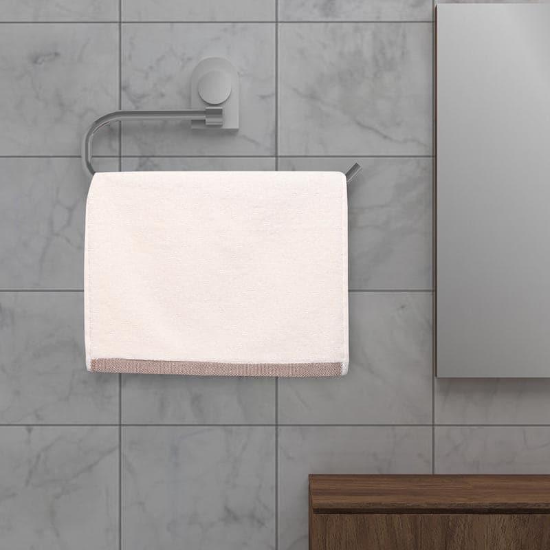 Buy Hue Haven Face Towel (Ivory) - Set of Four Hand & Face Towels from Vaaree