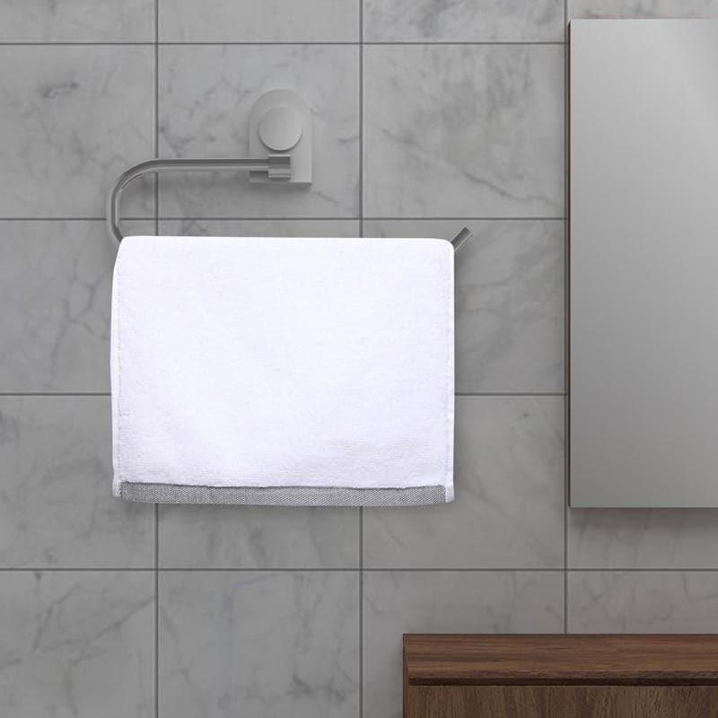 Buy Hue Haven Face Towel (White) - Set of Four Hand & Face Towels from Vaaree