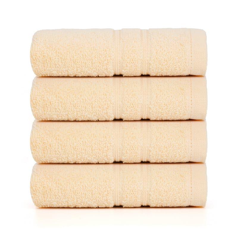 Buy Micro Cotton LuxeDry Soothe Face Towel (Beige) - Set Of Four Hand & Face Towels from Vaaree