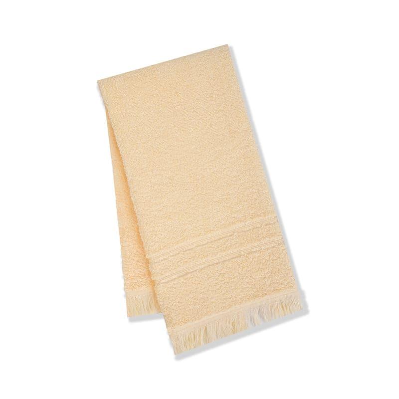 Buy Micro Cotton LuxeDry Soothe Hand Towel (Beige) - Set Of Two Hand & Face Towels from Vaaree