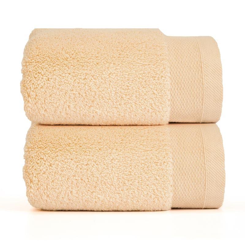 Buy Hand & Face Towels - Micro Cotton Soft Serenity Solid Hand Towel (Beige) - Set Of Two at Vaaree online