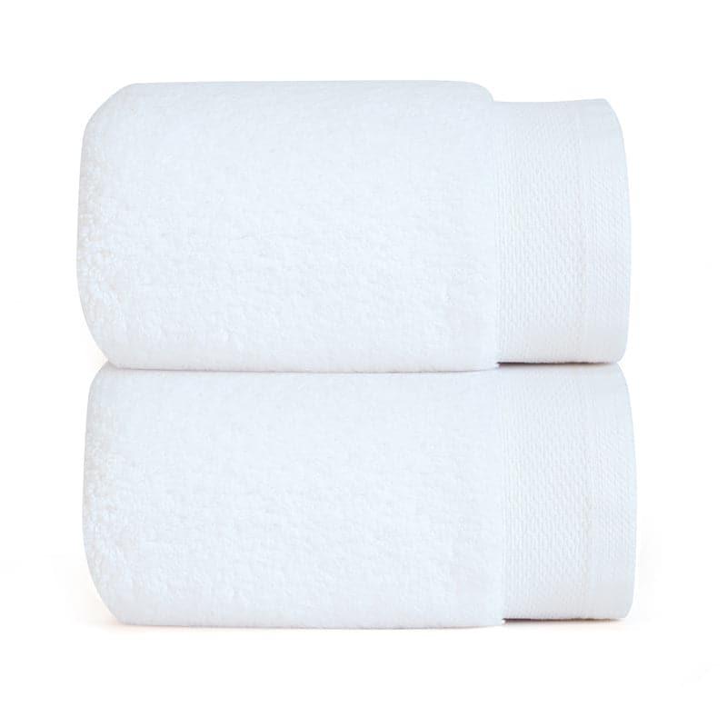 Buy Hand & Face Towels - Micro Cotton Soft Serenity Solid Hand Towel (White) - Set Of Two at Vaaree online