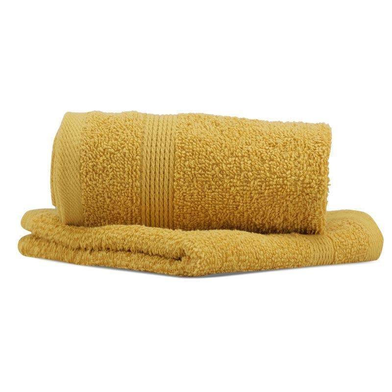 Buy Soakezy Hand & Face Towel (Mustard) - Three Piece Set Hand & Face Towels from Vaaree