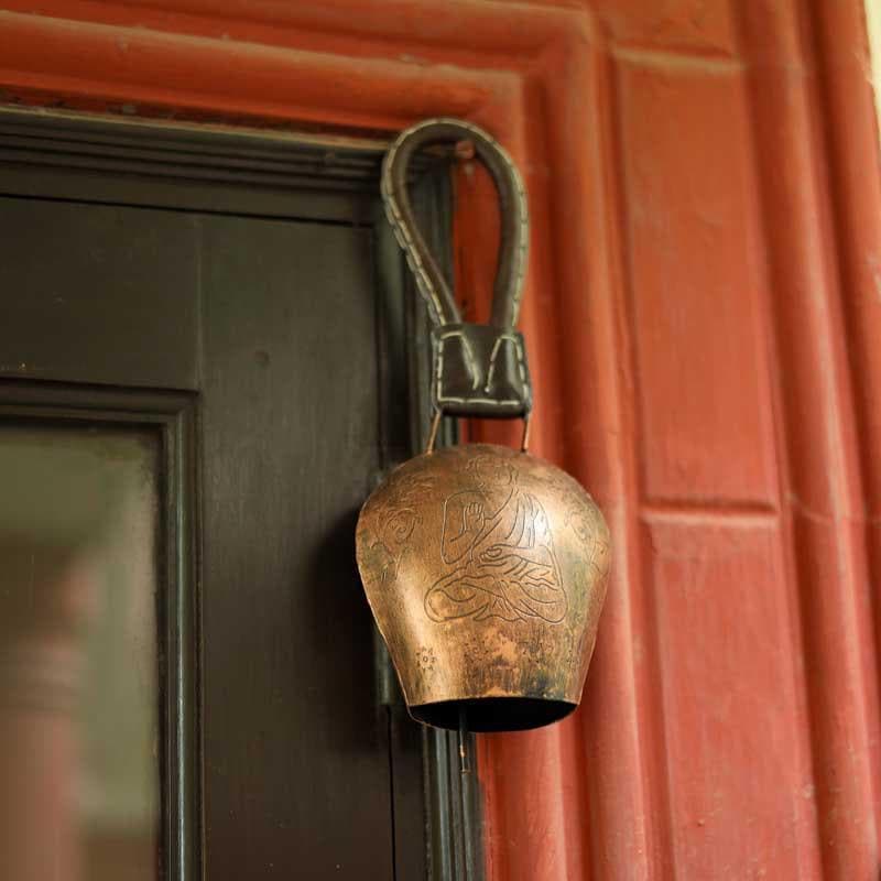 Buy Budhha Antique Bell Hanging Bell from Vaaree