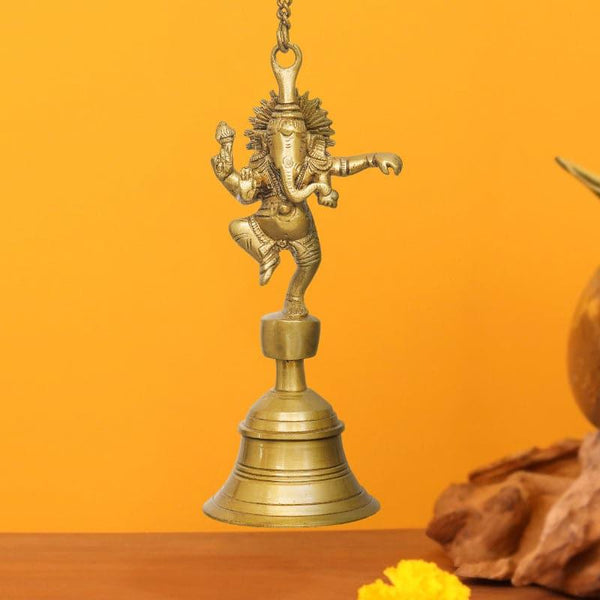 Buy Dancing Ganesha Hanging Bell Hanging Bell from Vaaree