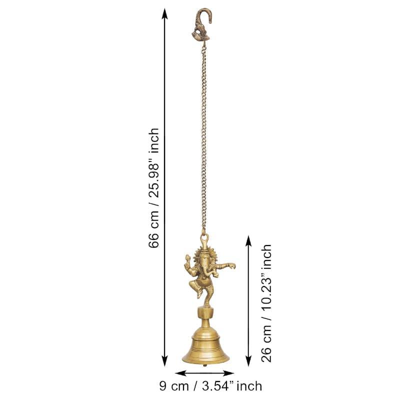 Buy Dancing Ganesha Hanging Bell Hanging Bell from Vaaree