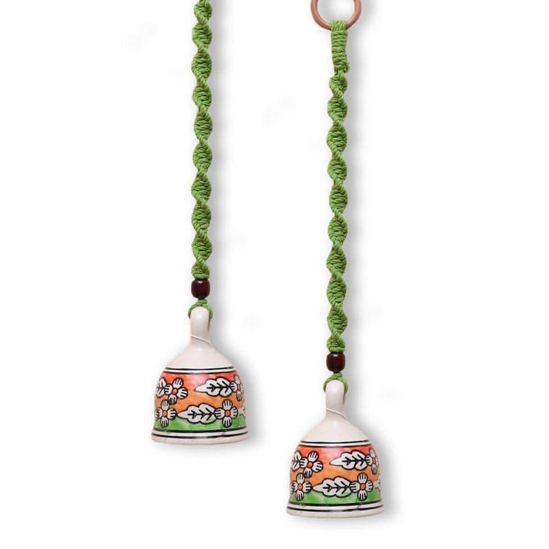 Buy Ethnic Mix Festive Bell - Set Of Two Hanging Bell from Vaaree