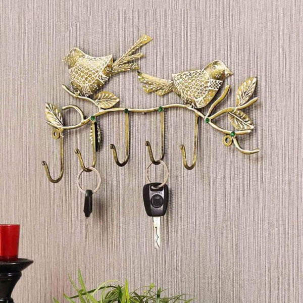 Buy Hooks & Key Holders - Bird Couple Key Holder at Vaaree online