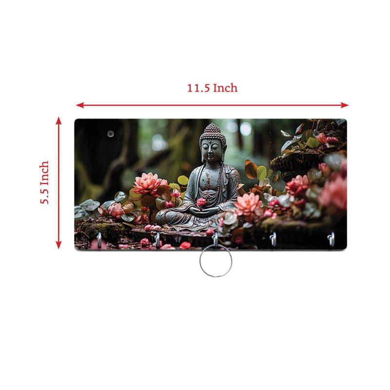 Buy Buddha Bliss Key Holder - Set Of Four Hooks & Key Holders from Vaaree