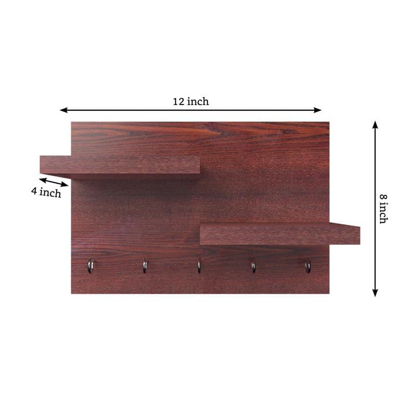 Buy Gala Wall Shelf - Maroon Hooks & Key Holders from Vaaree