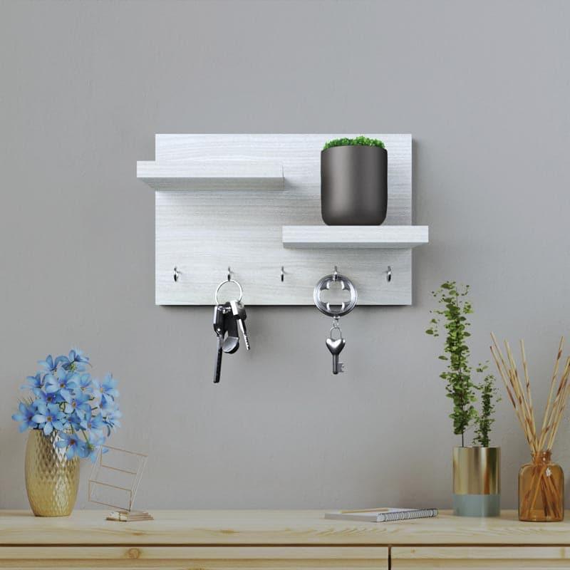 Buy Gala Wall Shelf - White Hooks & Key Holders from Vaaree