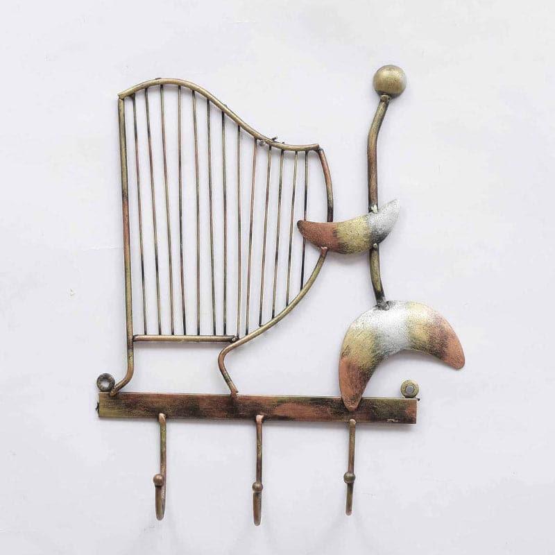 Hooks & Key Holders - Harp Charm Key Holder