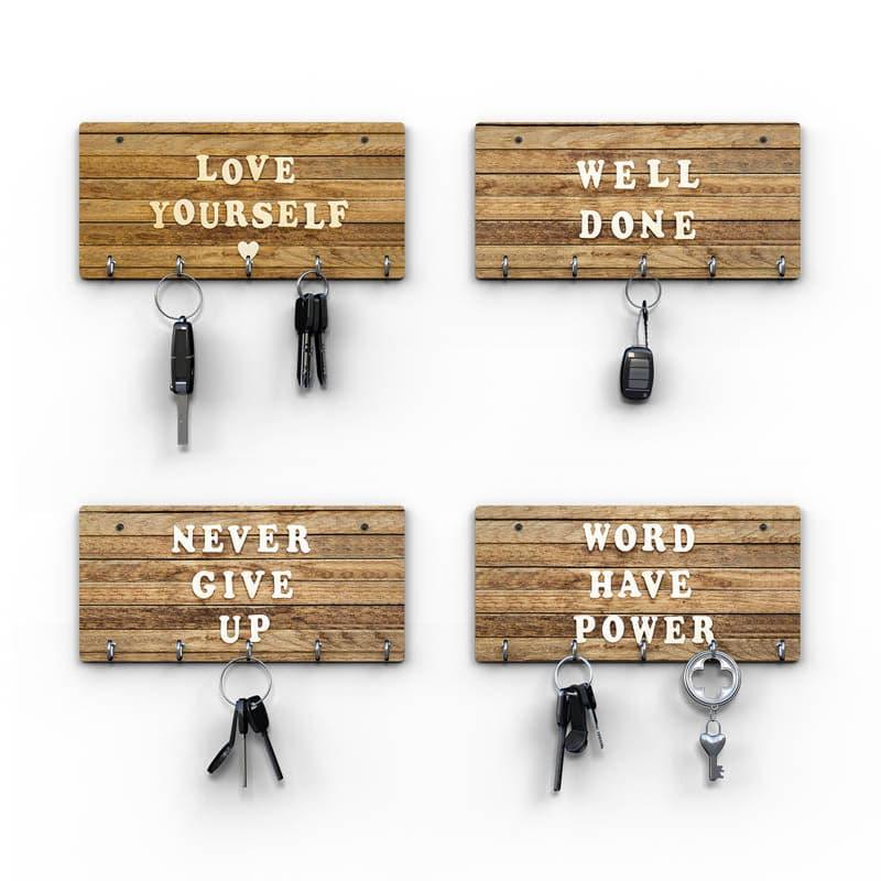 Hooks & Key Holders - Hope Halo Key Holder - Set Of Four