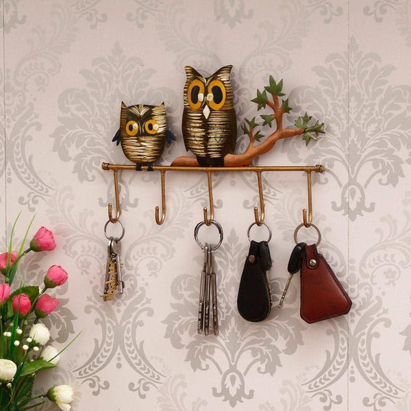 Buy Owl Hoot Key Holder Hooks & Key Holders from Vaaree