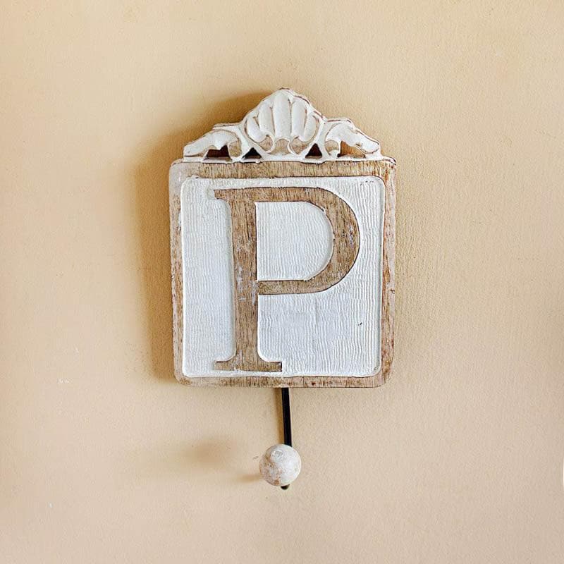 Buy (P) Letter Wall Hook Hooks & Key Holders from Vaaree