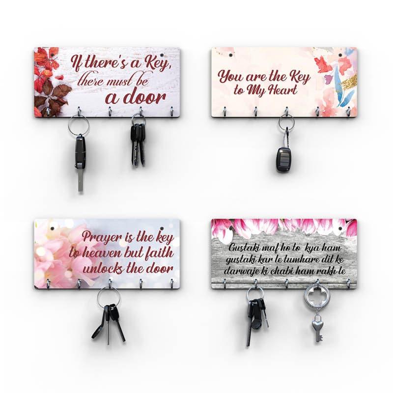 Hooks & Key Holders - Passion Power Key Holder - Set Of Four