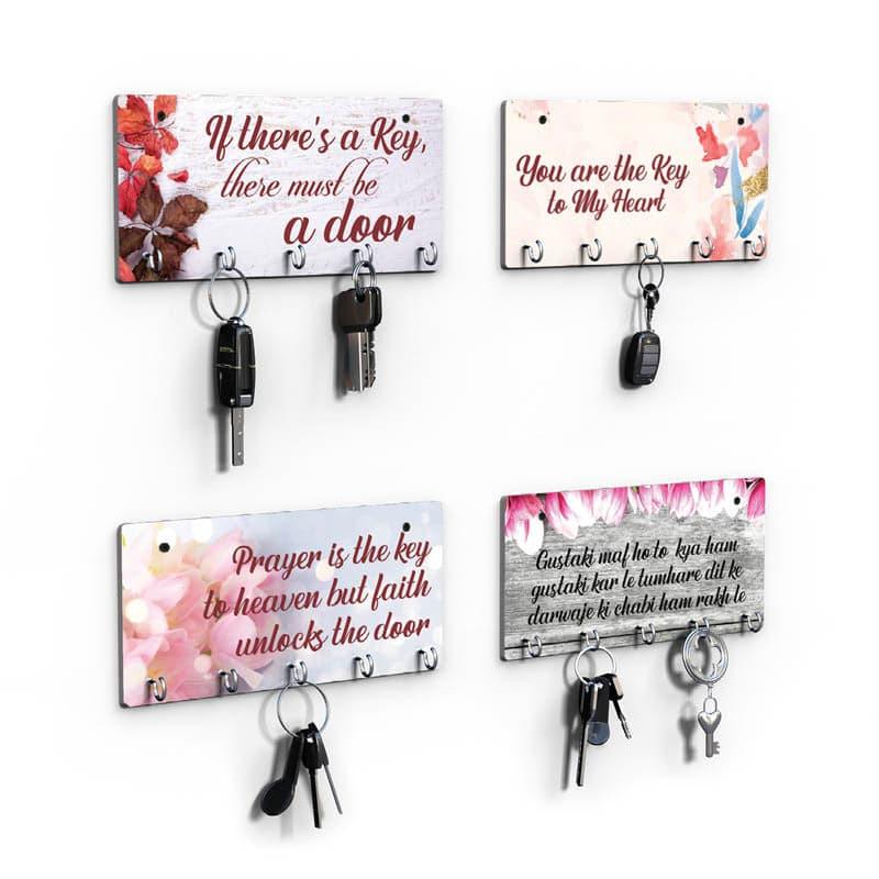 Hooks & Key Holders - Passion Power Key Holder - Set Of Four