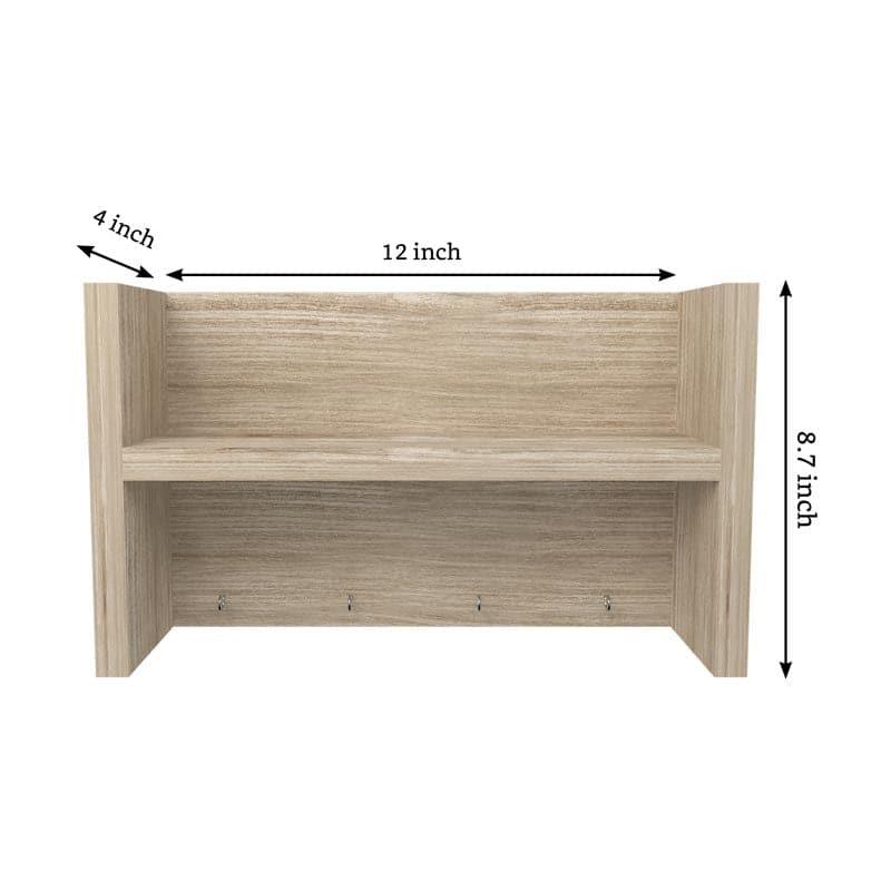 Hooks & Key Holders - Rumi Wall Shelf - Light Oak