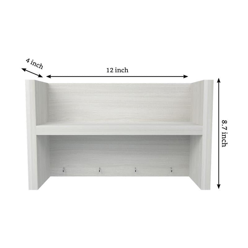 Buy Rumi Wall Shelf - White Hooks & Key Holders from Vaaree