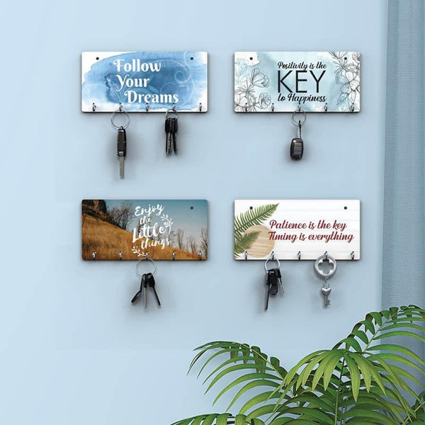 Hooks & Key Holders - Serene Dream Key Holder - Set Of Four