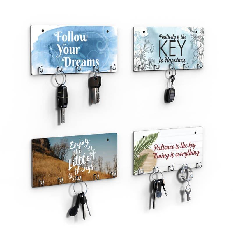 Hooks & Key Holders - Serene Dream Key Holder - Set Of Four