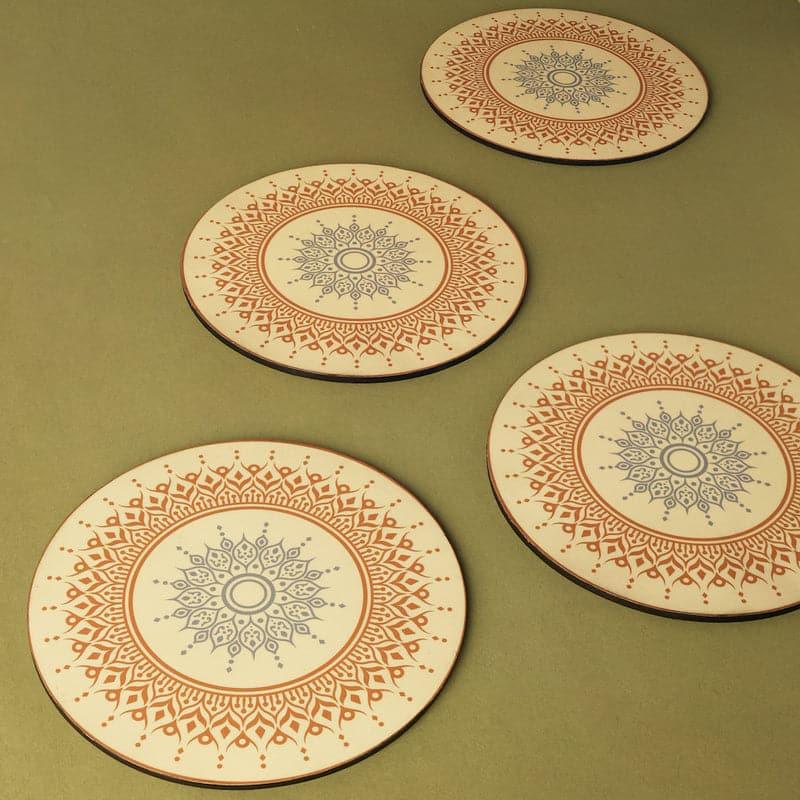 Buy Ambala Floral Trivet - Set Of Four Hot Mats from Vaaree