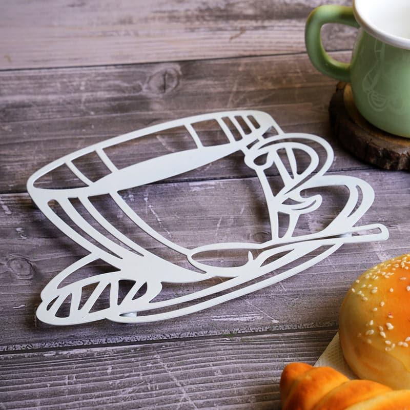 Buy Cup Hot Seat Trivet - White Hot Mats from Vaaree