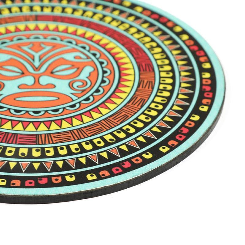 Buy Koa Maori Mandala Trivet - Set Of Four Hot Mats from Vaaree