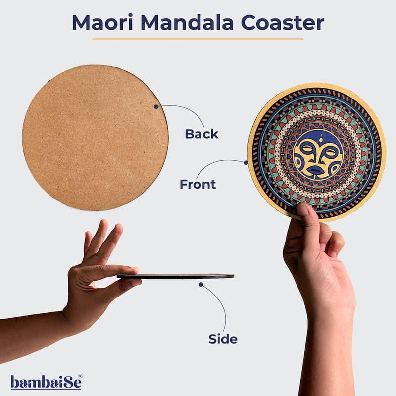 Buy Mantra Maori Mandala Trivet - Set Of Four Hot Mats from Vaaree