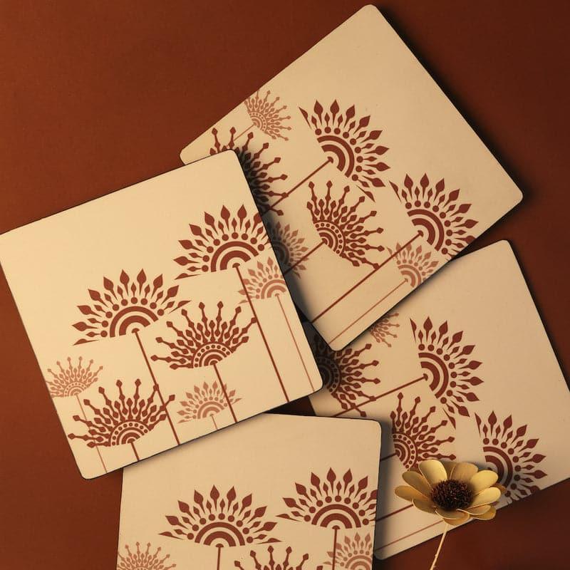 Buy Vadana Floral Trivet - Set Of Four Hot Mats from Vaaree