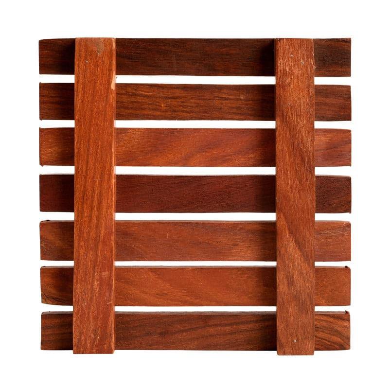Hot Plate - Pramoda Vine Wooden Trivet - Set Of Three