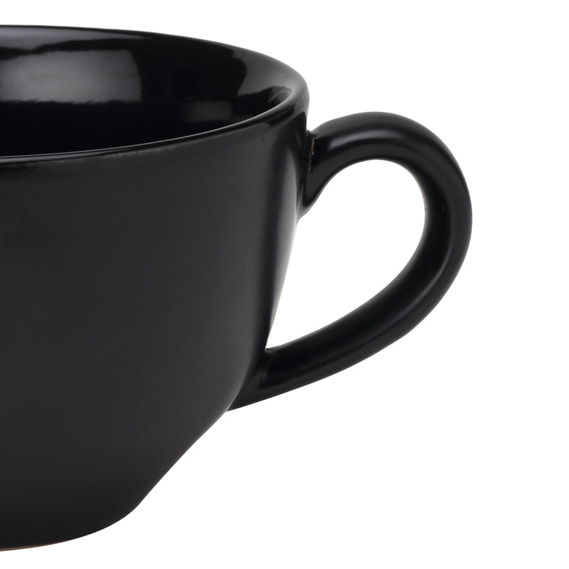 Buy Ruby Ceramic Mug (Black) - 350 ML Mug & Tea Cup from Vaaree