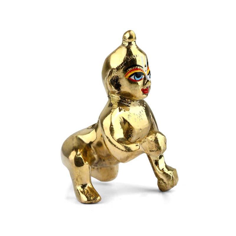 Buy Bal Gopal Brass Idol Idols & Sets from Vaaree