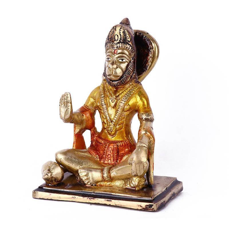 Idols & Sets - Blessed Hanuman Brass Idol