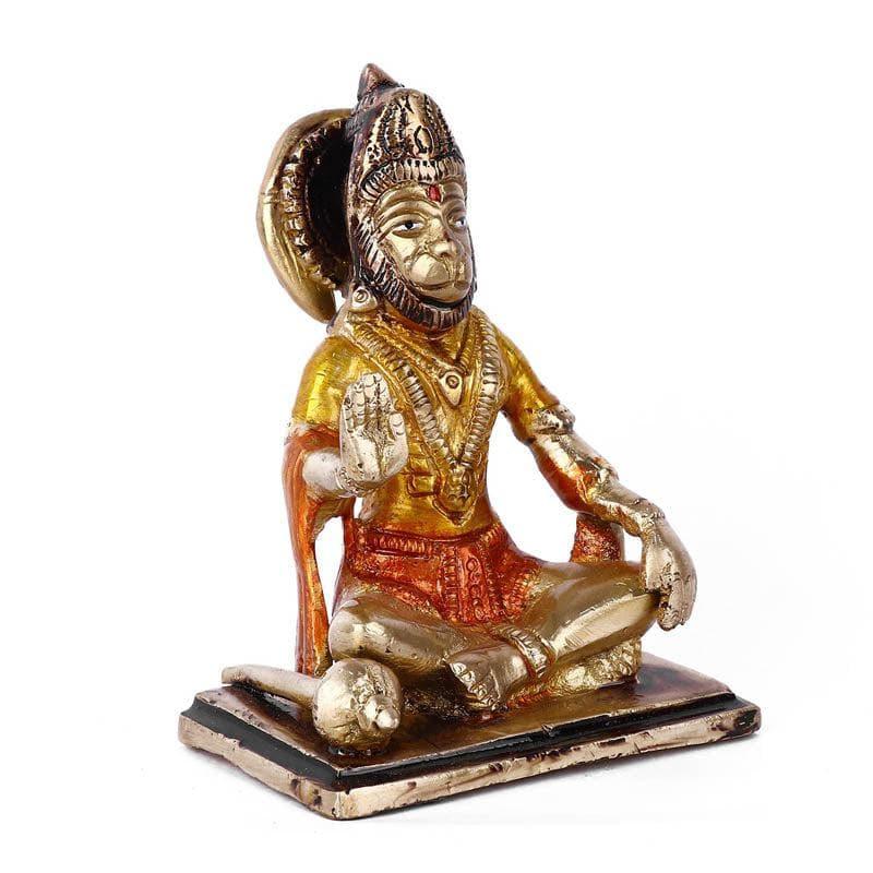 Buy Blessed Hanuman Brass Idol Idols & Sets from Vaaree