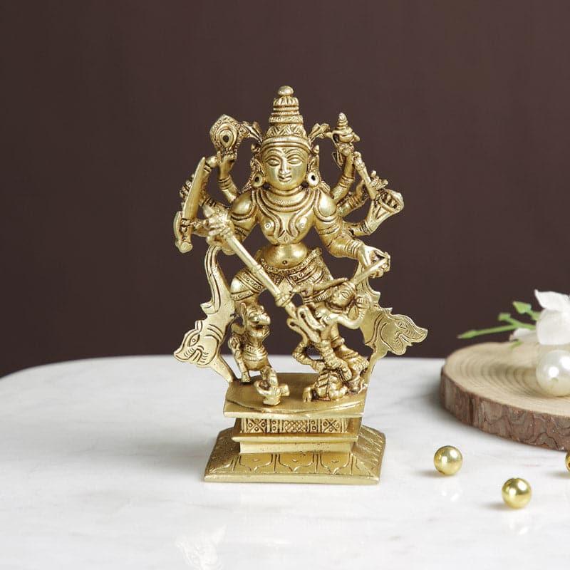 Buy Brass Mahisasur Mardini Ma Idol Idols & Sets from Vaaree