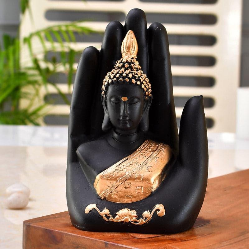 Buy Buddha Resting In Hand Idol Idols & Sets from Vaaree