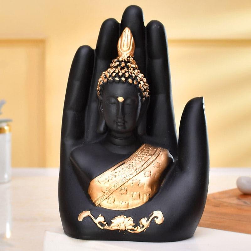 Buy Buddha Resting In Hand Idol Idols & Sets from Vaaree