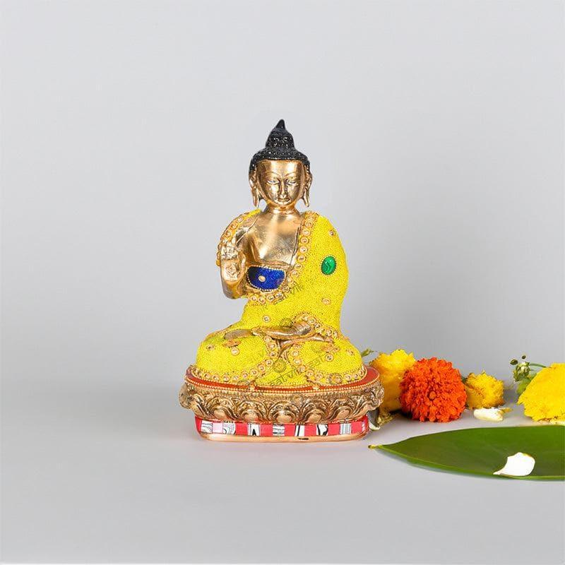 Buy Charming Gautam Buddha Brass Idol Idols & Sets from Vaaree