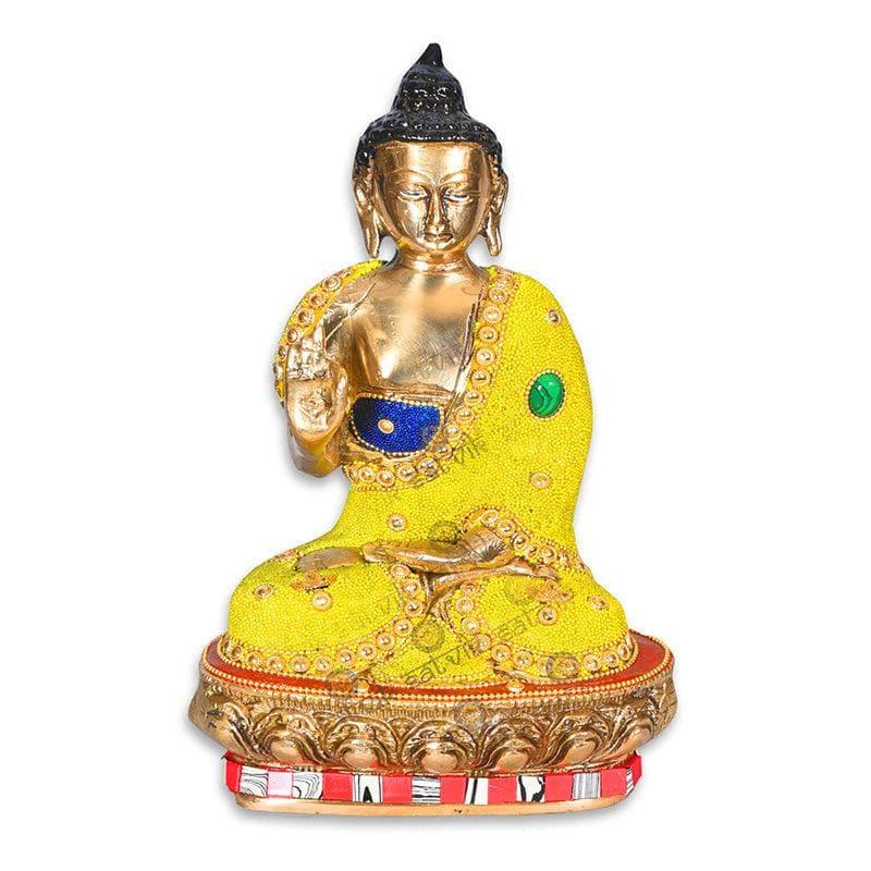 Buy Charming Gautam Buddha Brass Idol Idols & Sets from Vaaree