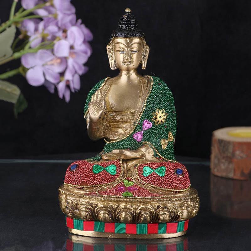 Buy Decorative Budha Brass Idol Idols & Sets from Vaaree