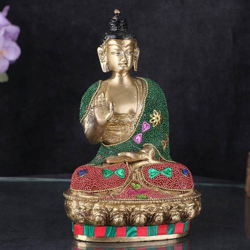 Idols & Sets - Decorative Budha Brass Idol