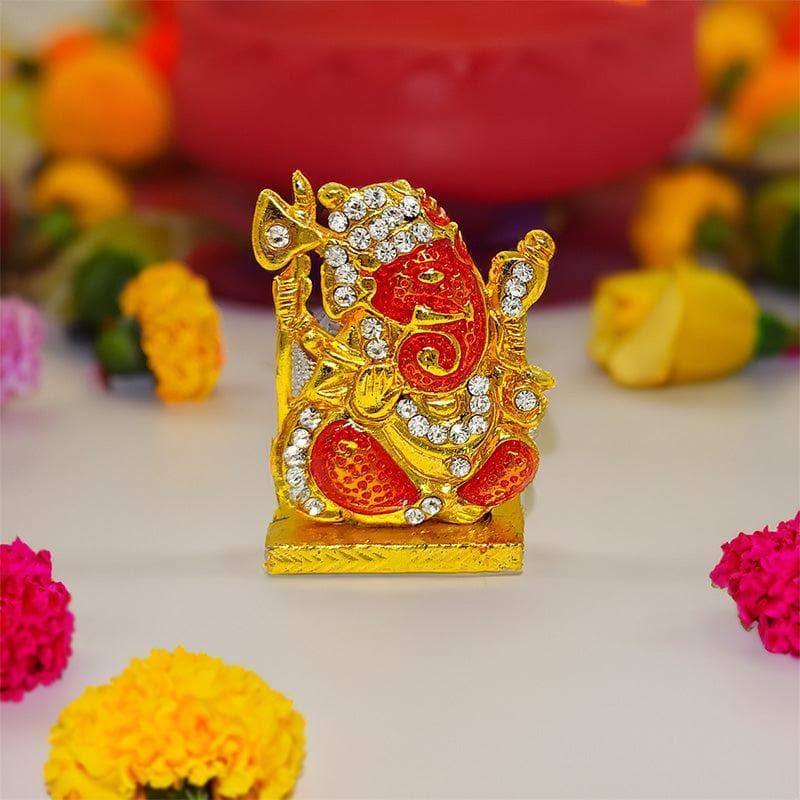 Buy Decorative Golden Ganesha Idol Idols & Sets from Vaaree