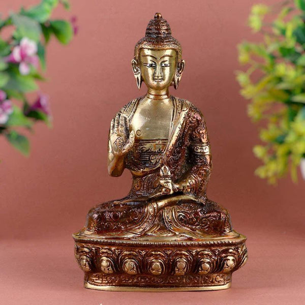Idols & Sets - Divine Budha Brass Idol