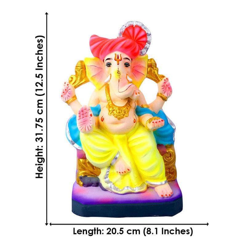 Idols & Sets - Divine Clay Ganapati Idol